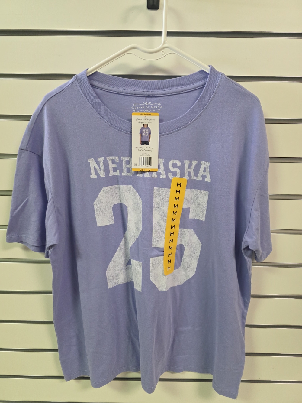 State of Mind Lavender Nebraska 25 Short-Sleeve Tee